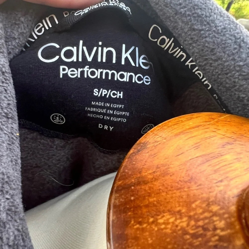 Calvin Klein gray fleece Performance Vest